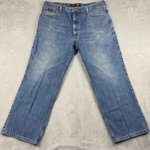 Vintage Y2K Made in Mexico IZOD Mens 100% Cotton Relaxed Fit Blue Jeans 40x30